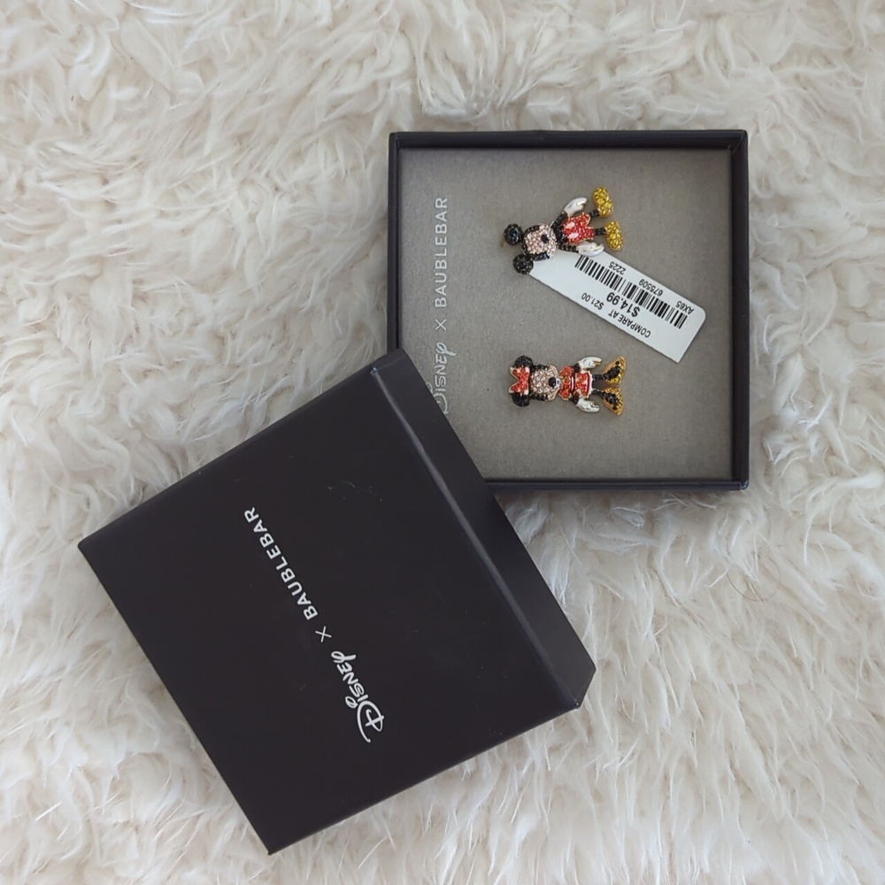 Disney x Baublebar Mickey and Minnie Earrings